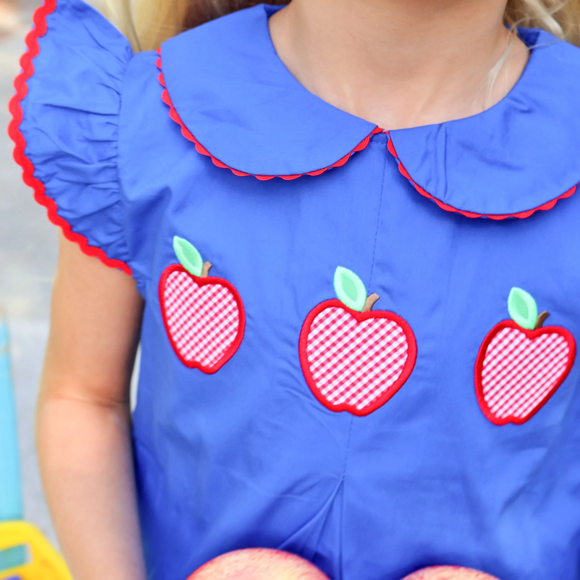 Apple Trio Royal Blue Claire Dress - Image 3