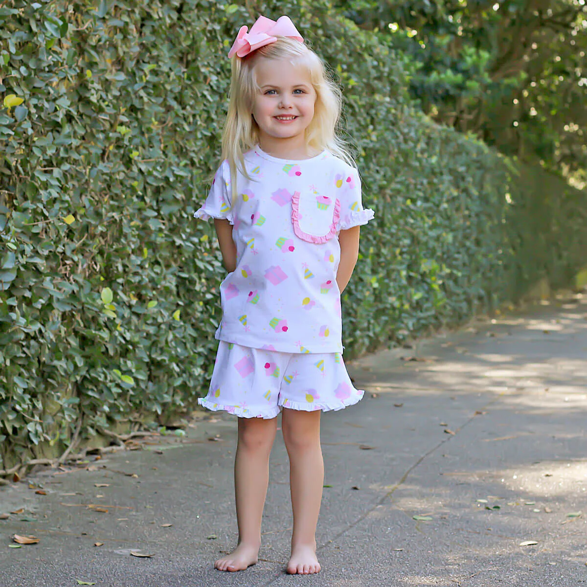 Birthday Print Short Set