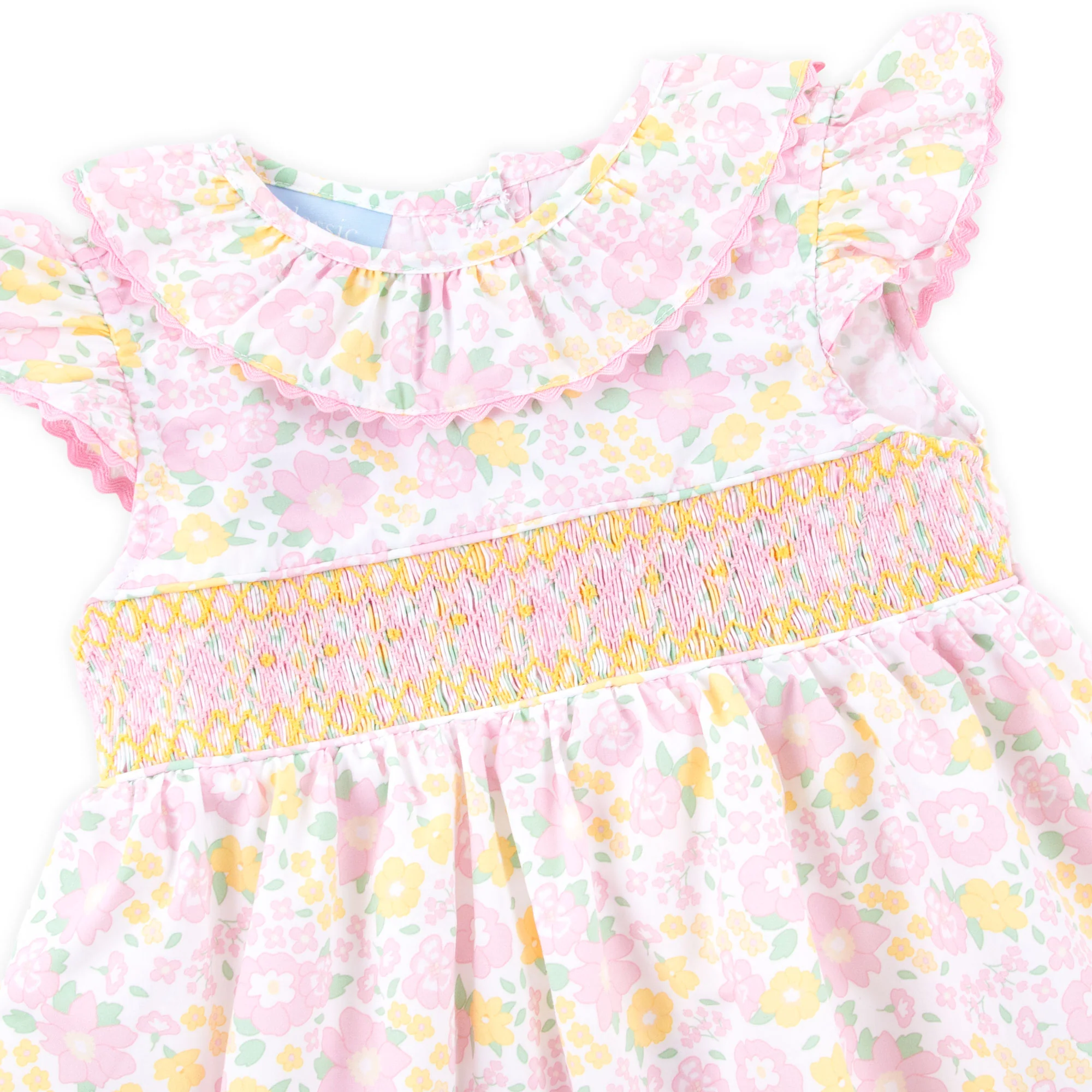 Blissful Garden Smocked Ruffle Collared Dress - Image 2