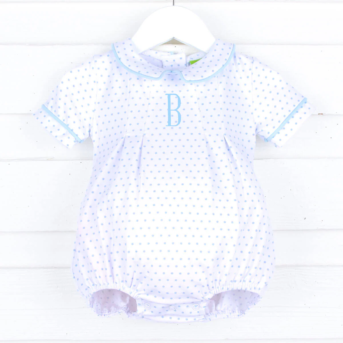 Blue Polka Dot Collared Bubble - Image 2