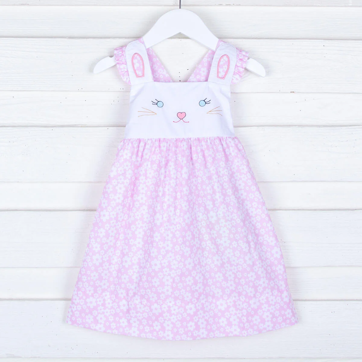 Bunny Face Daisy Print Dress