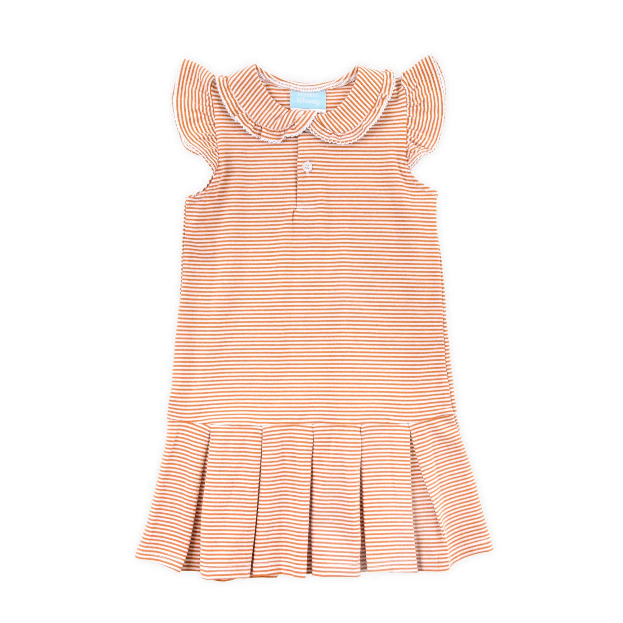 Burnt Orange Stripe Ruth Dress - Image 4