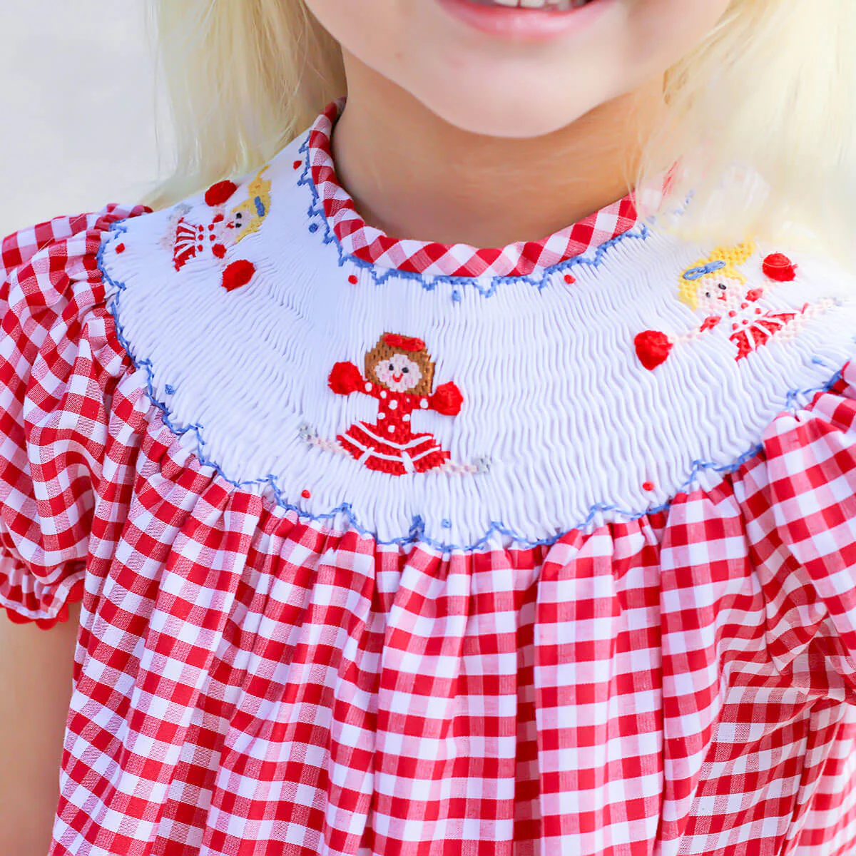 Live To Cheer Smocked Bishop Dress - Image 3