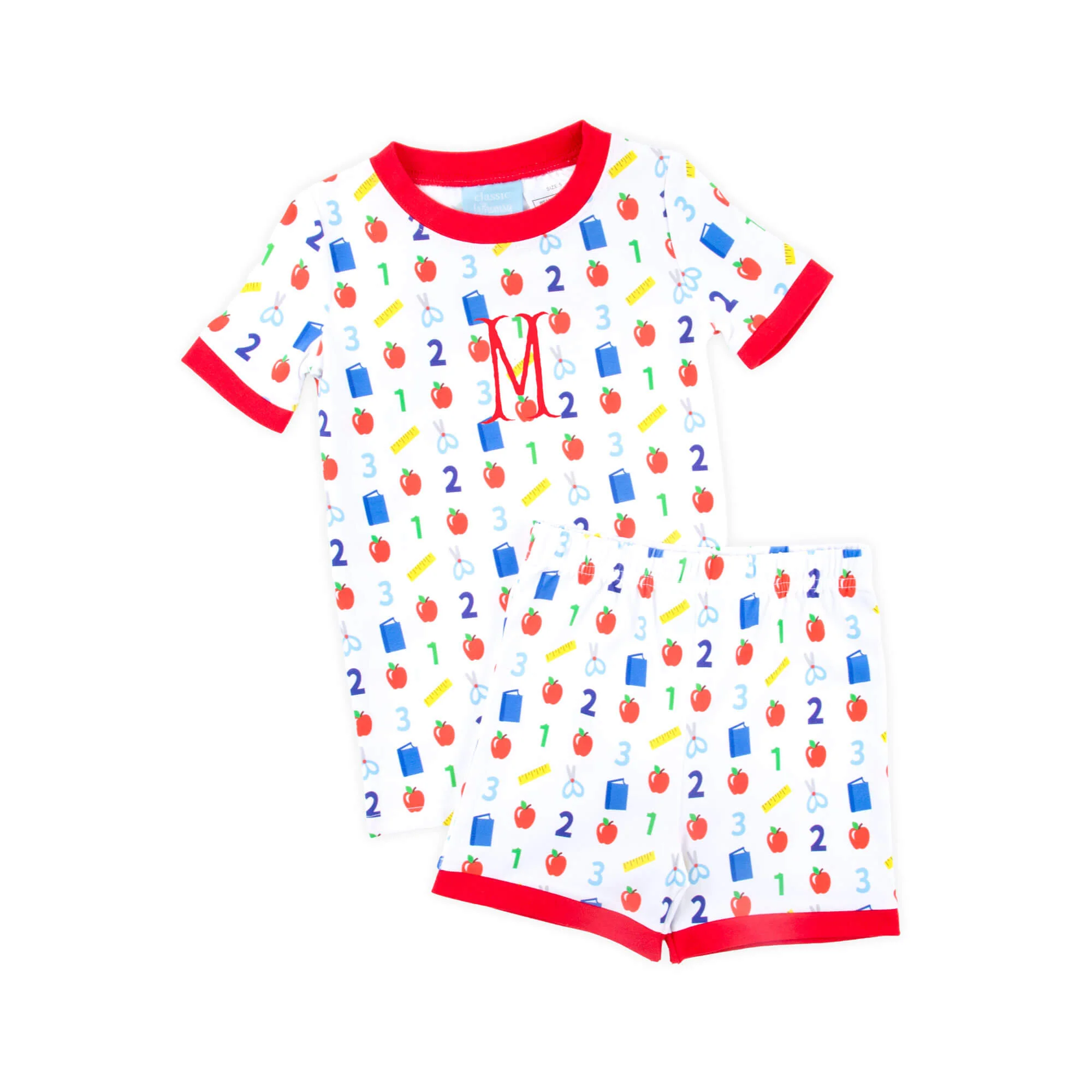 Easy as 123 White Short Pajamas - Image 2