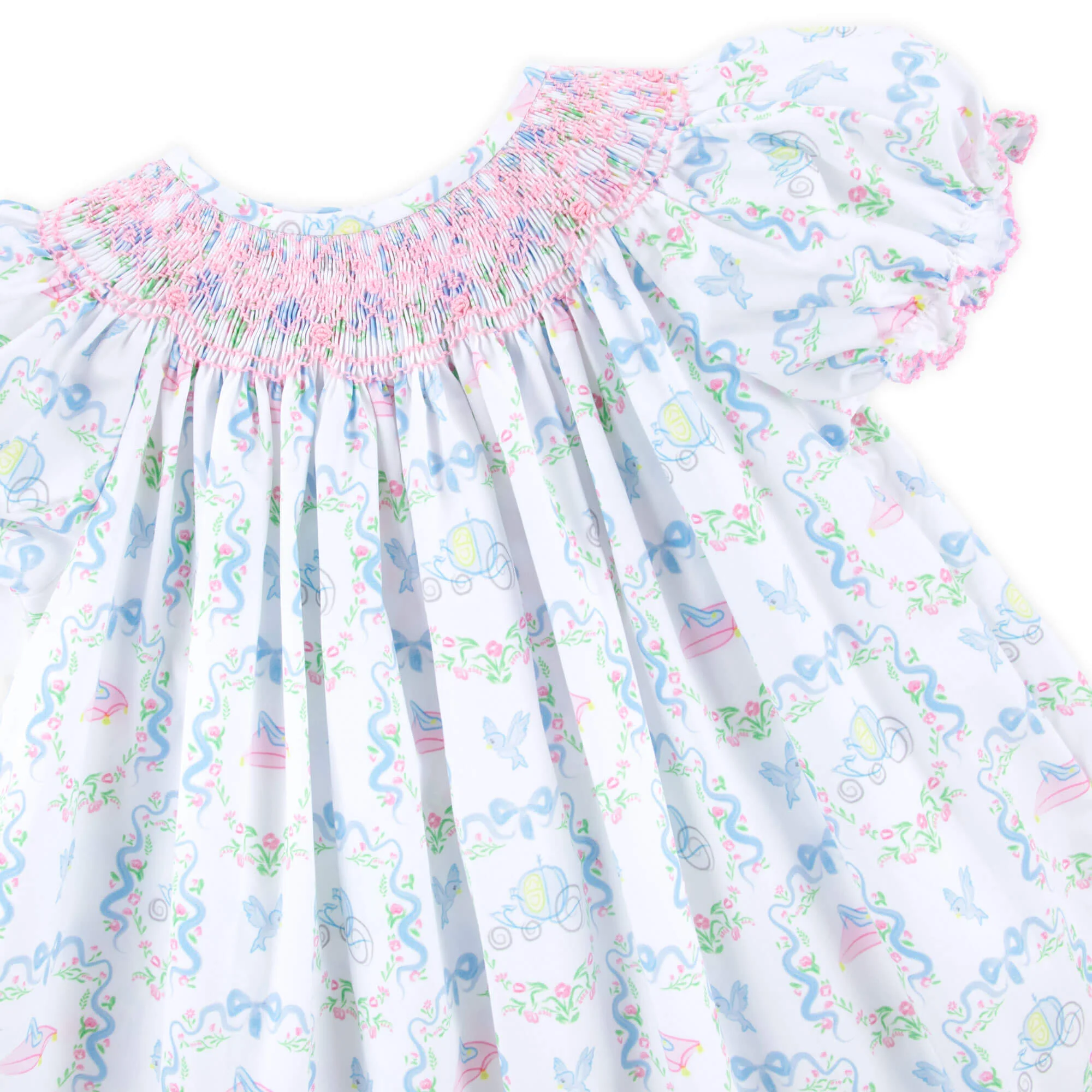 Enchanted Princess Smocked Bishop Dress - Image 2