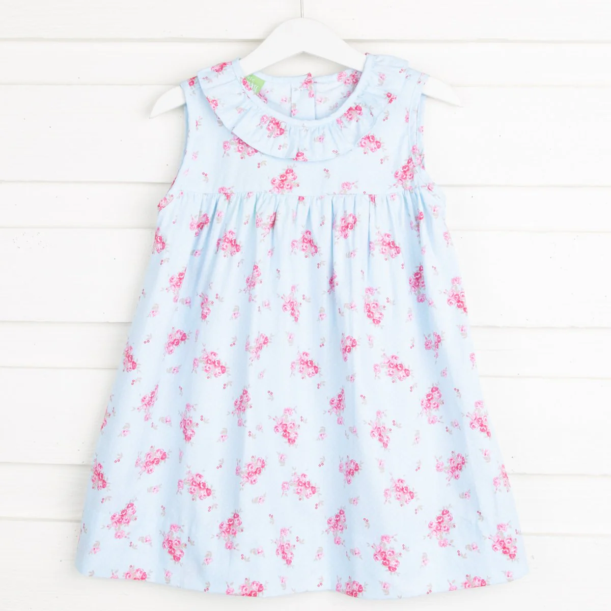 English Rose Ruffle Collar Dress