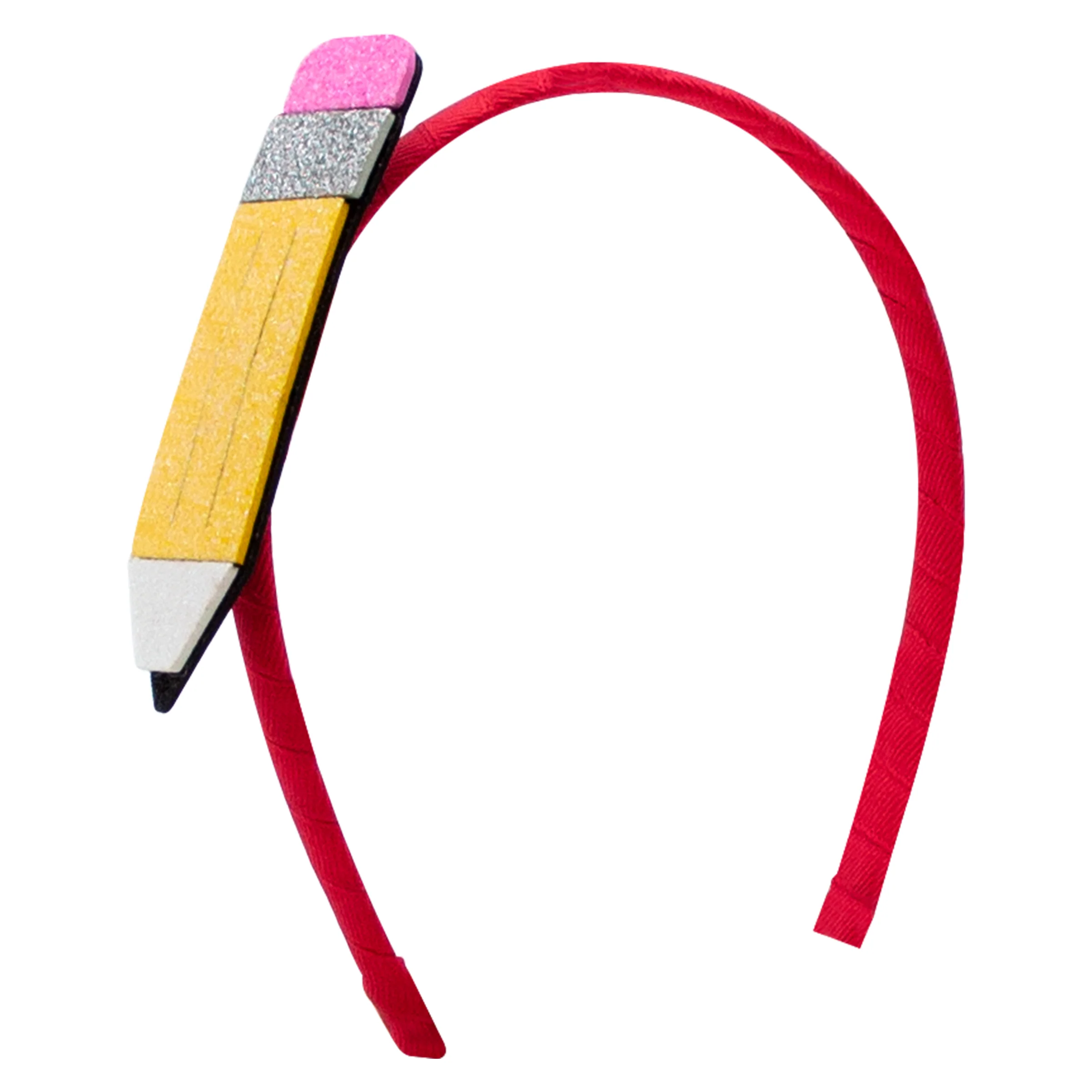 Pencil Glitter Foam Headband