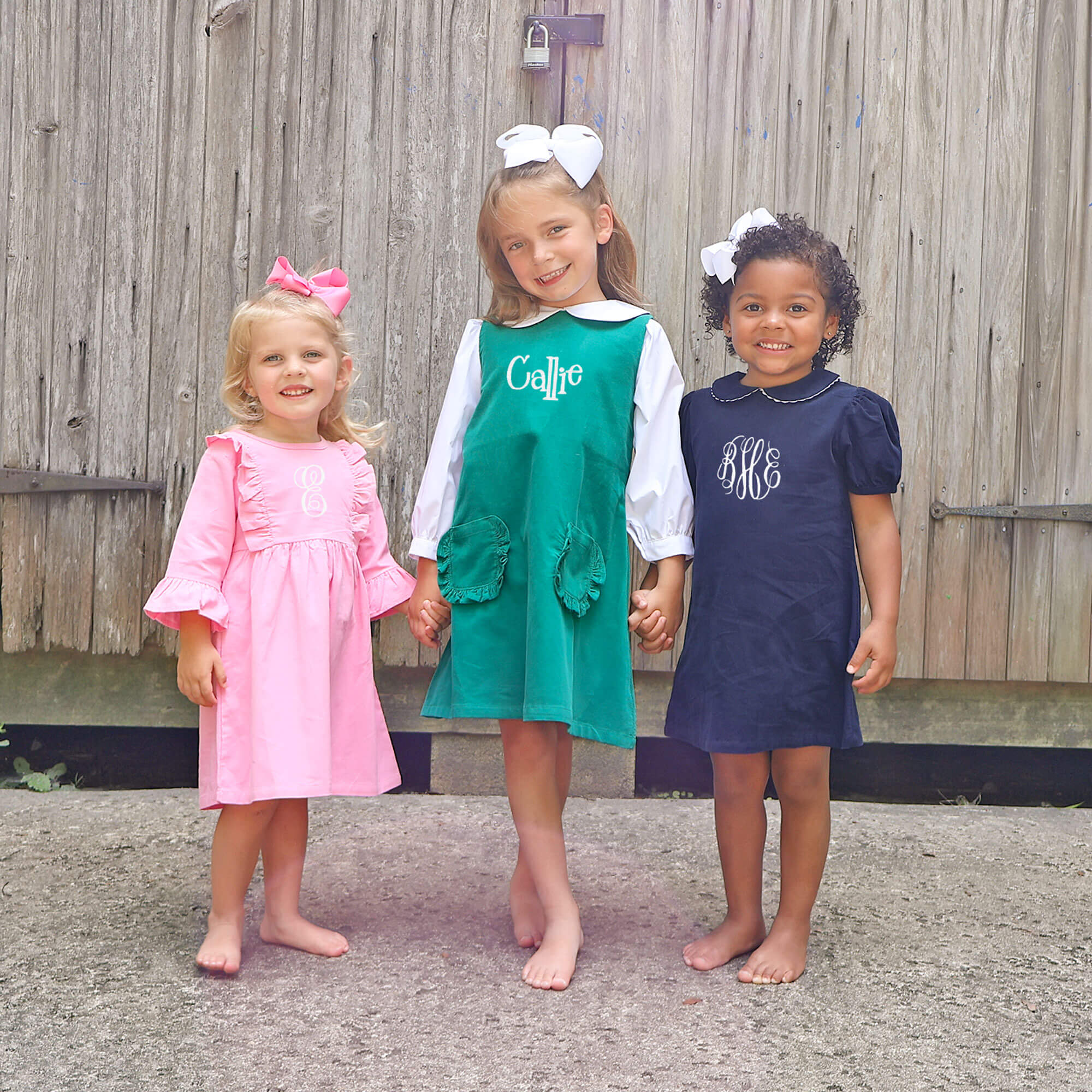 Green Corduroy Graycen Jumper Dress - Image 4