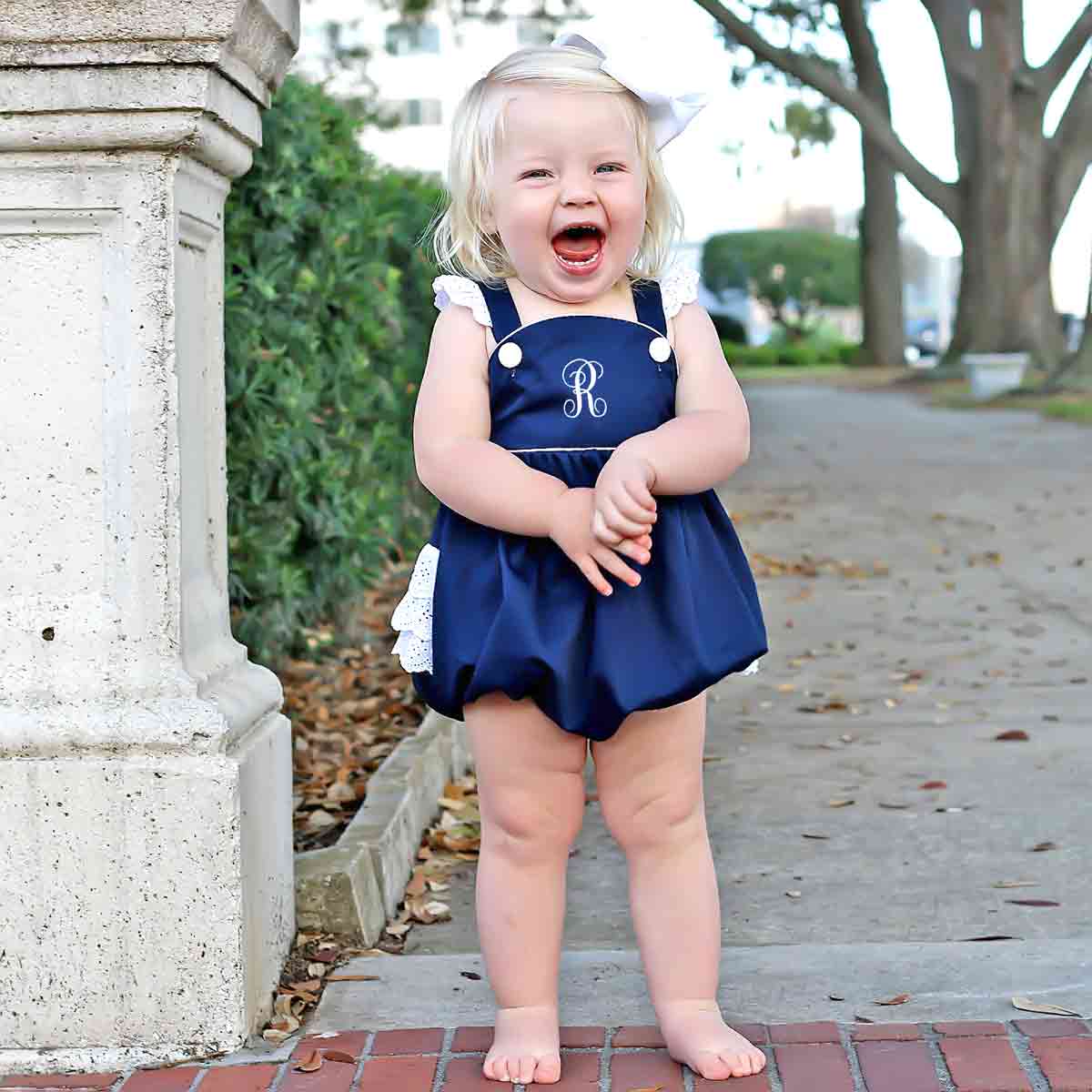 Harper Bubble Navy Pique