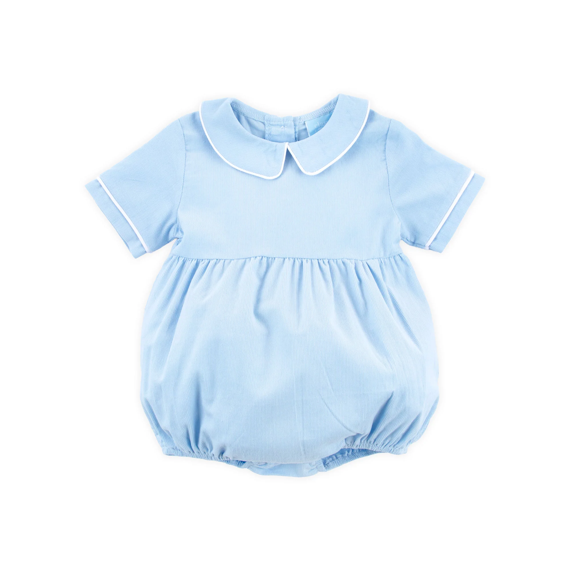 Light Blue Corduroy Collared Bubble - Image 4