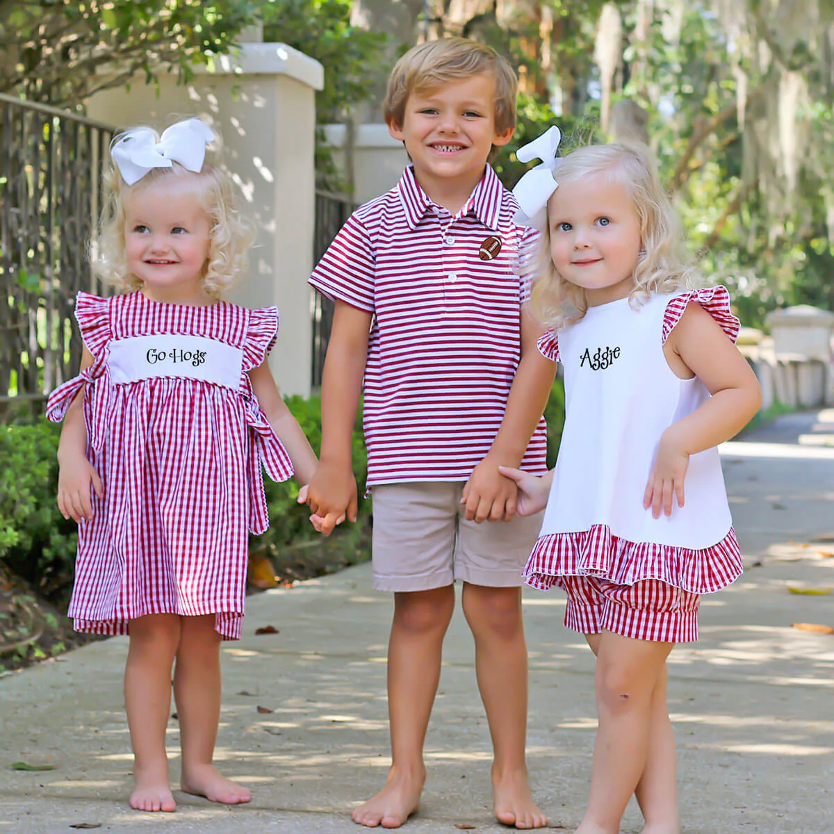 Maroon Gingham Avery Dress - Image 6