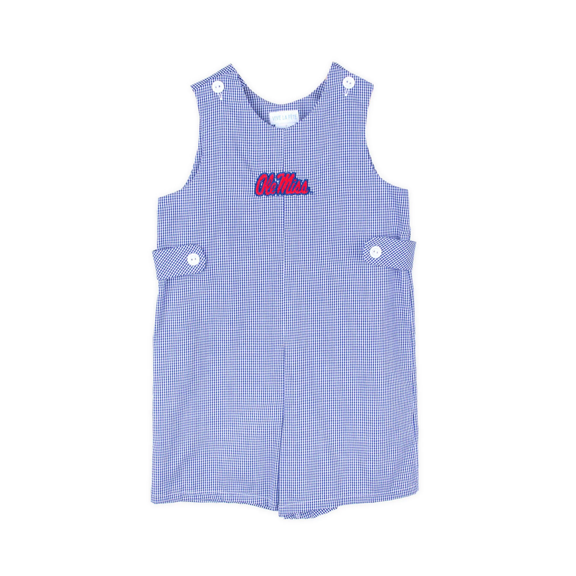 Ole Miss Embroidered Navy Jon Jon - Image 3