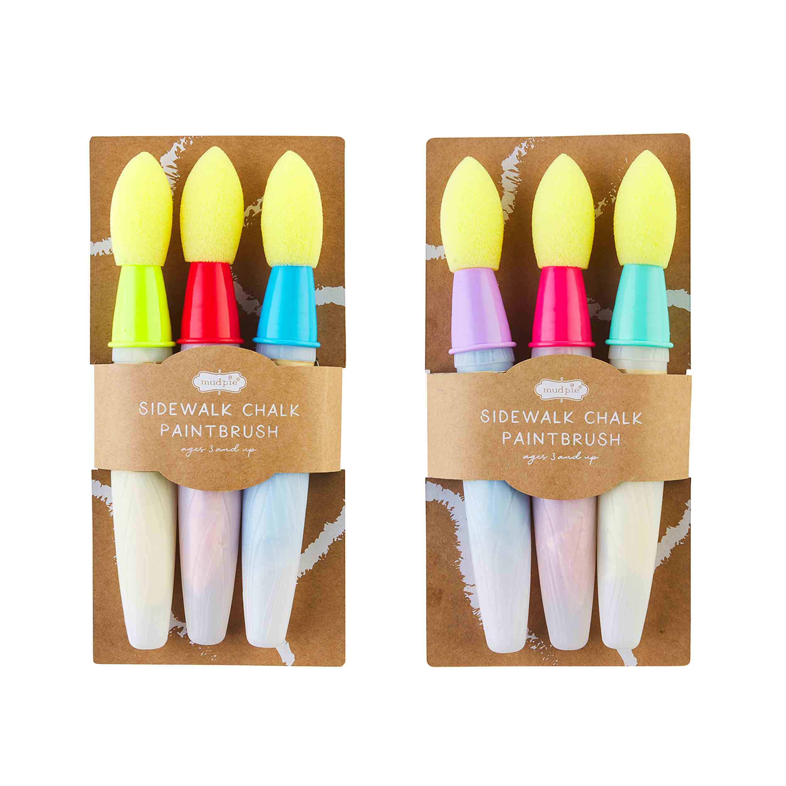 Sidewalk Paint Brush Chalk Set