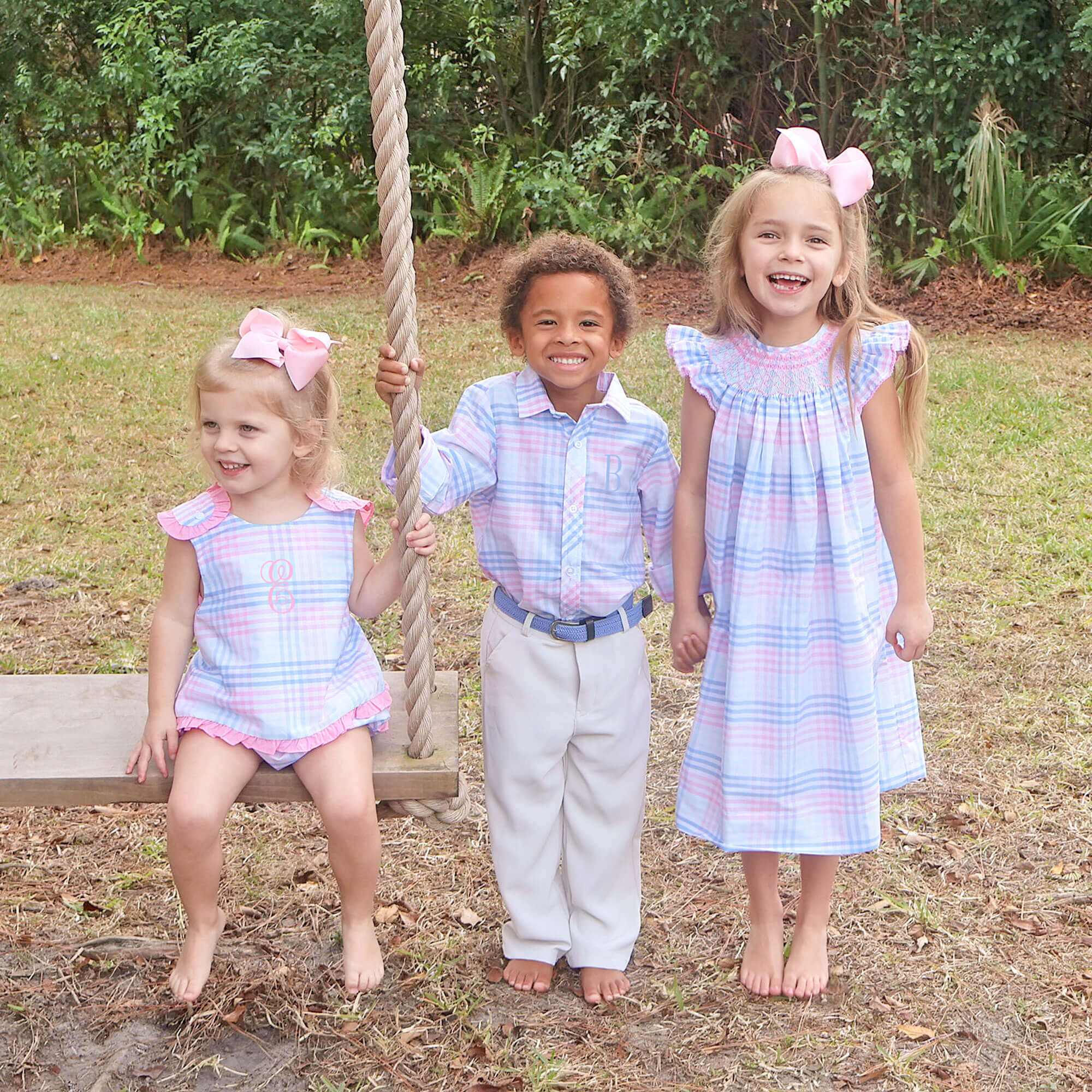 Pastel Plaid Popover Set - Image 8