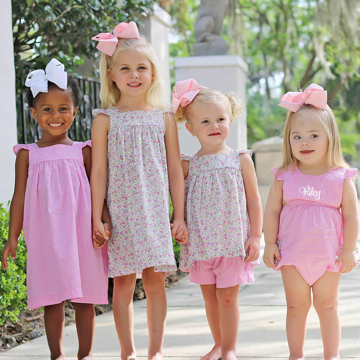 Bubblegum Pink Gingham Amy Dress - Image 4