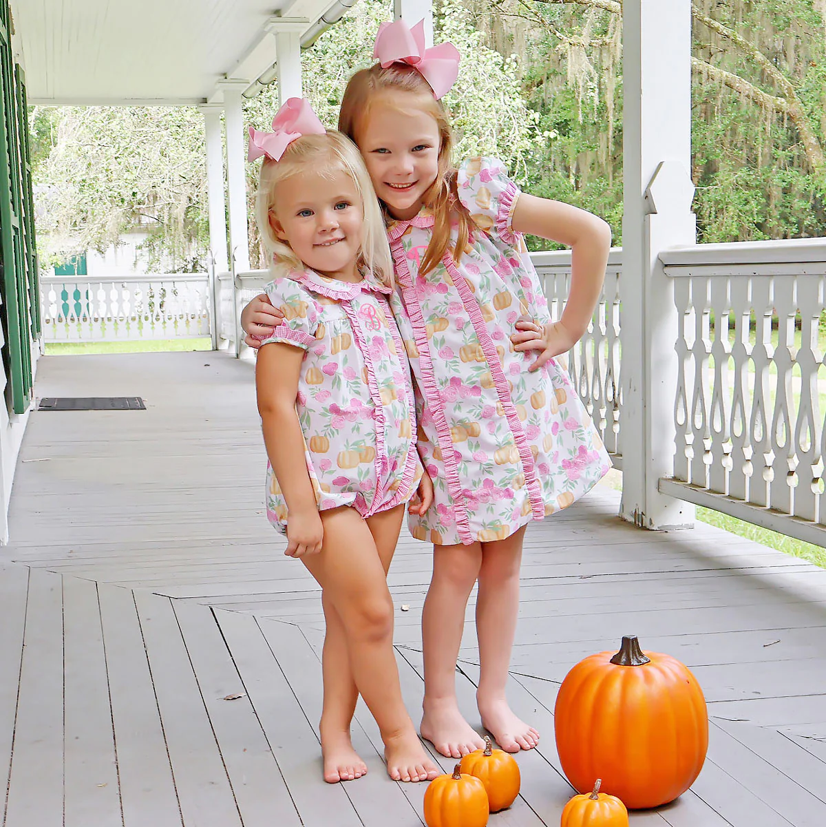 Pink Floral Pumpkin Camila Bubble - Image 4