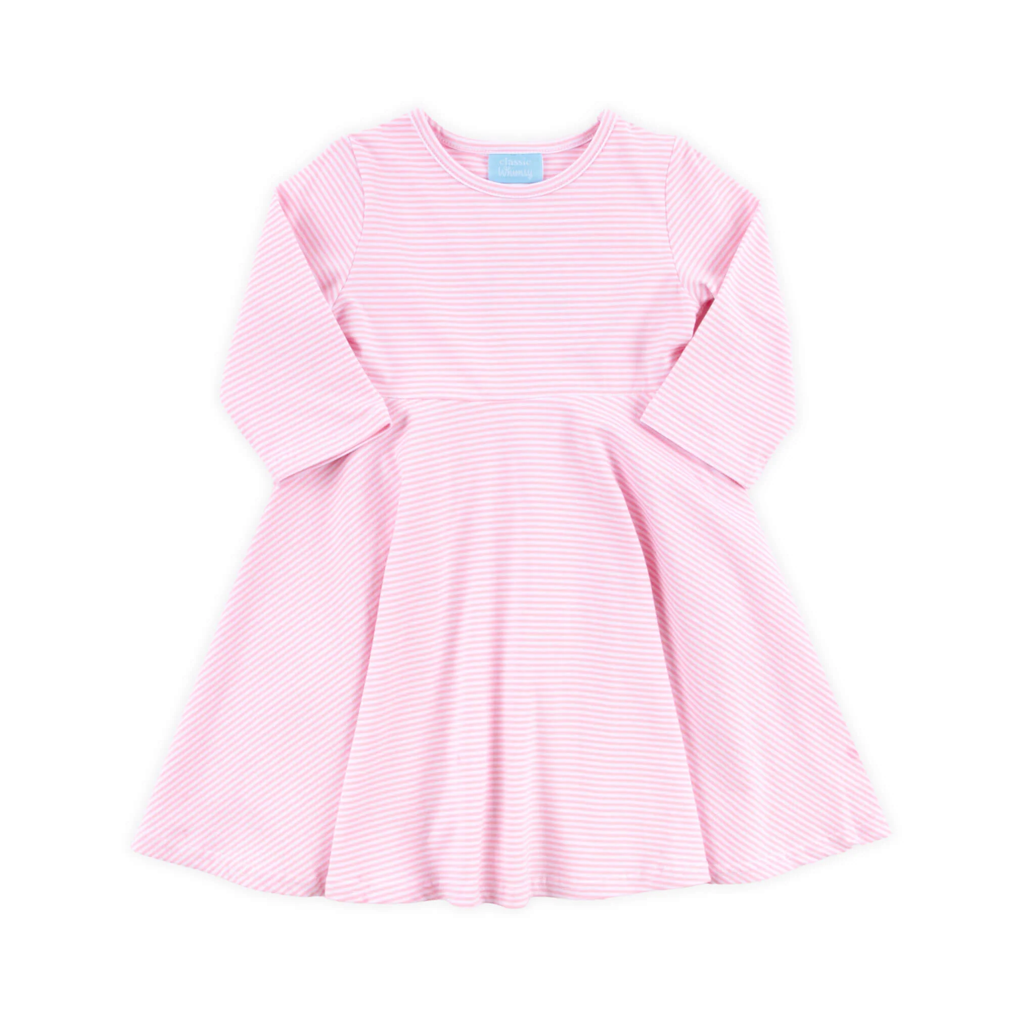 Pink Stripe Sophia Dress - Image 4