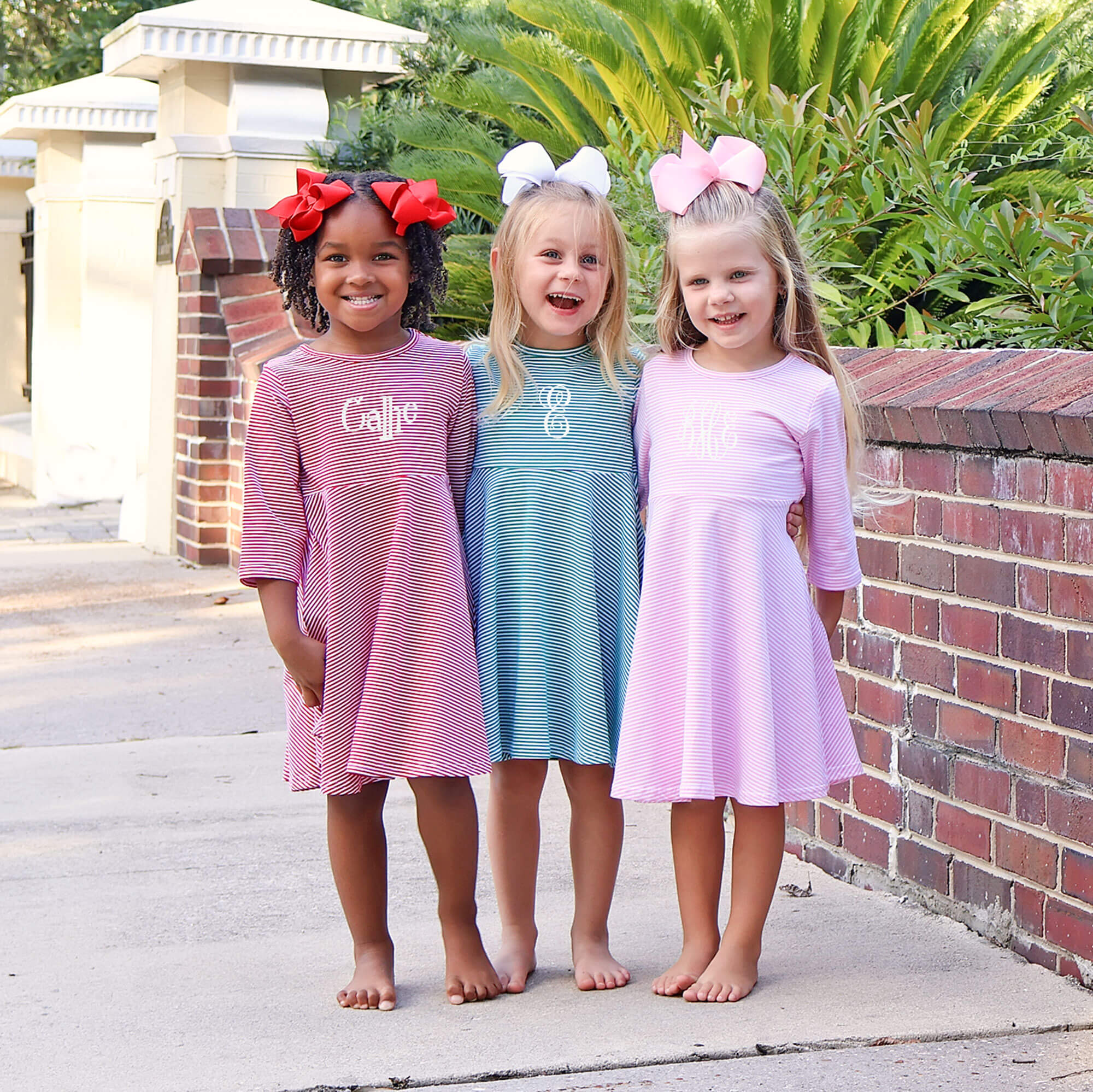 Pink Stripe Sophia Dress - Image 5