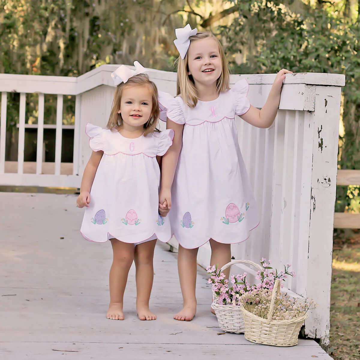 Precious Easter Eggs White Amelia Dress - Image 10