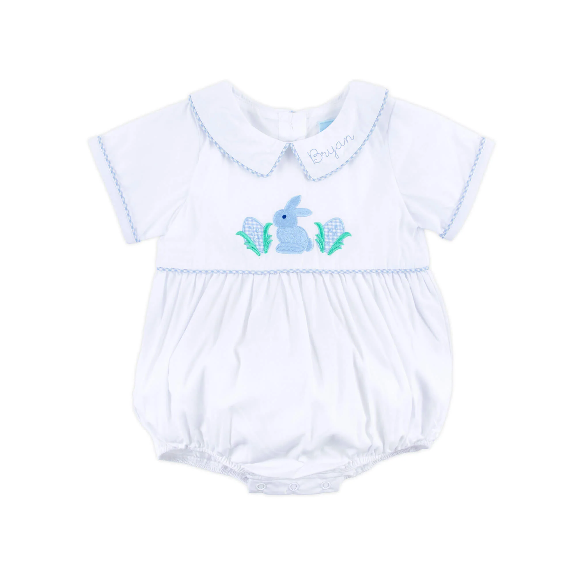 Precious Easter Eggs White Collared Bubble