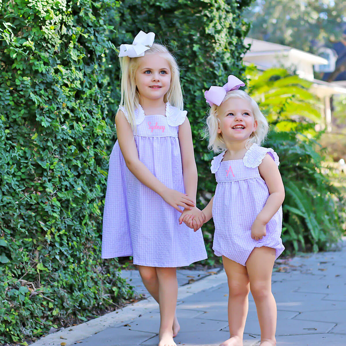 Purple Gingham Lulu Bubble - Image 5