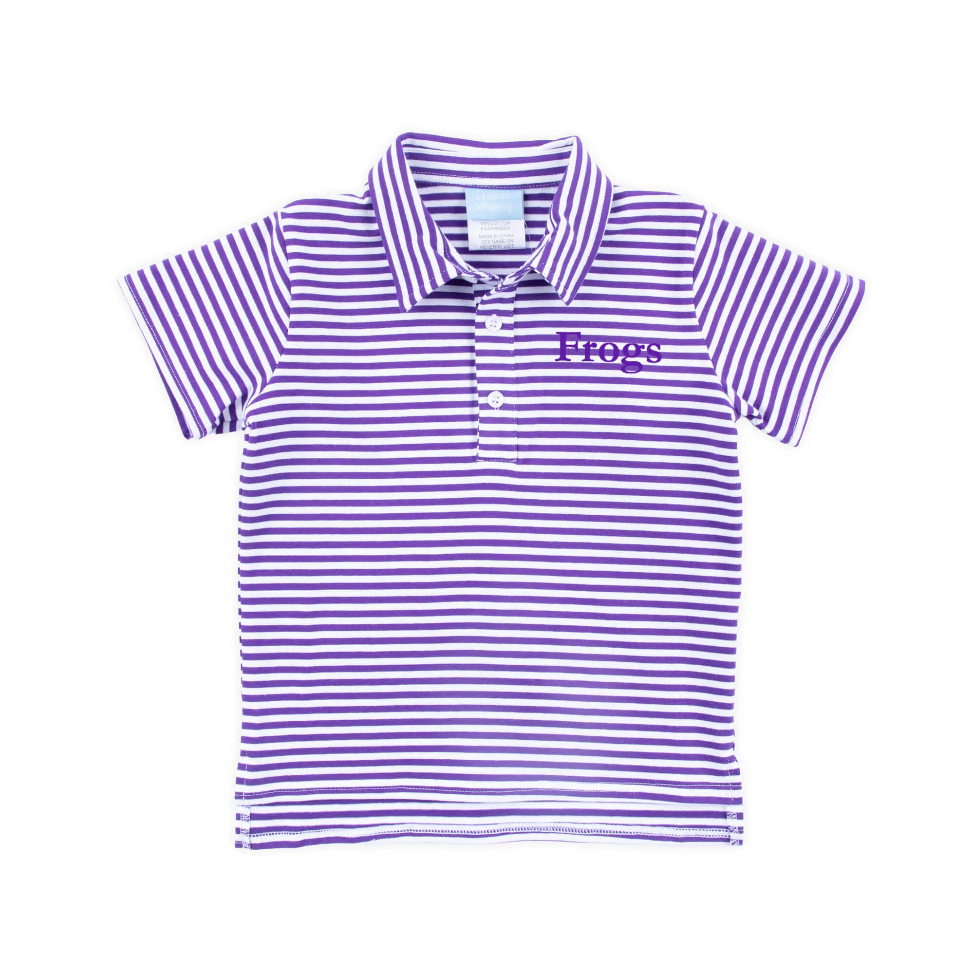 Purple Stripe Polo - Image 3