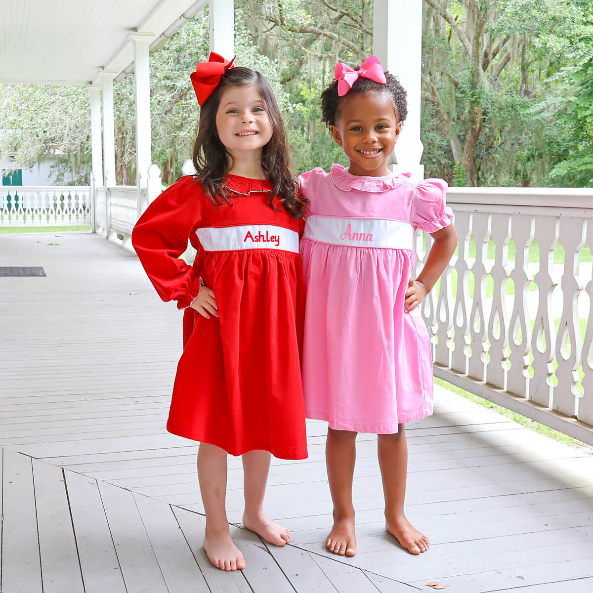 Red Corduroy Ruffle Collared Dress - Image 4