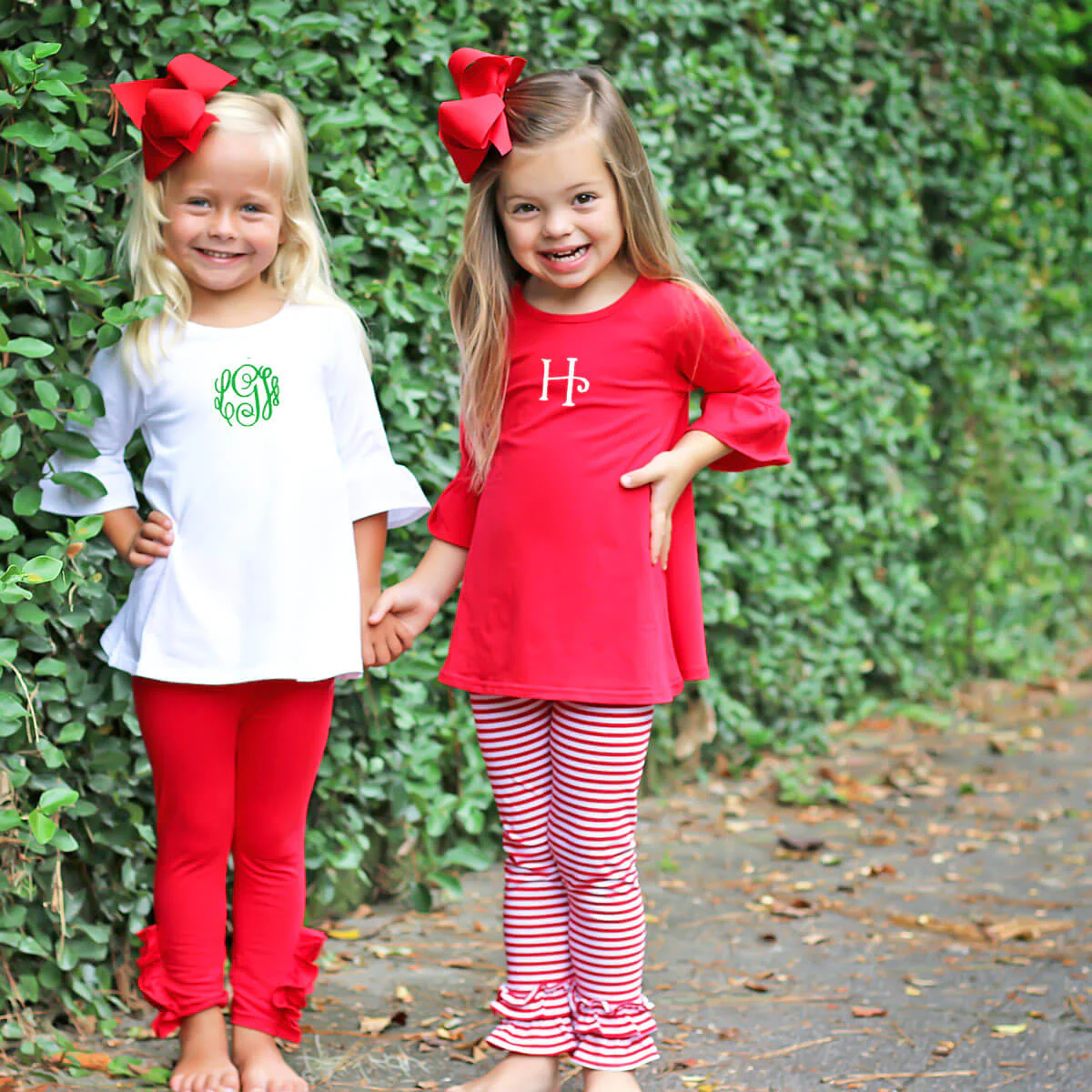 Red Side Ruffle Leggings - Image 8