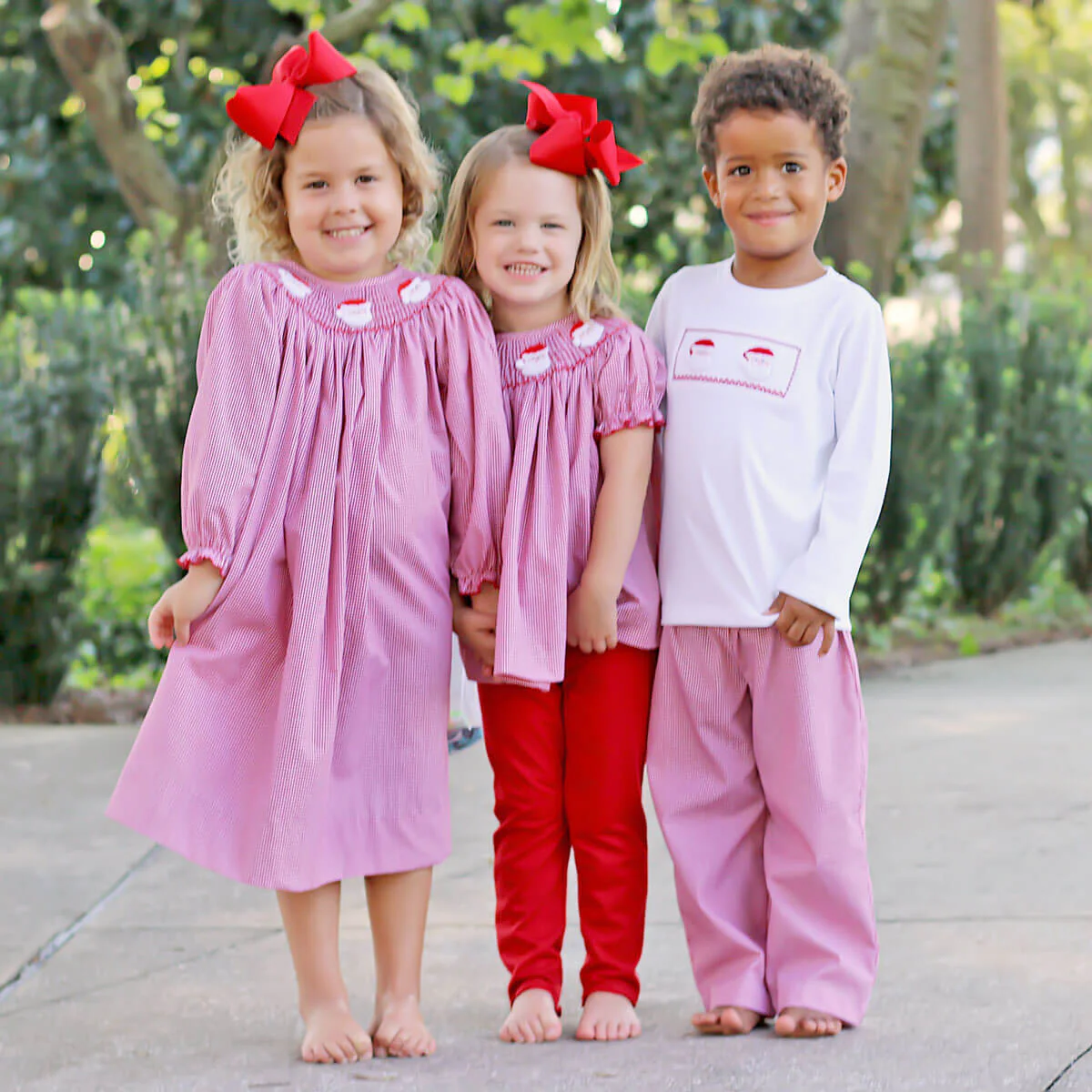 Santa's Favorite Smocked Legging Set - Image 6