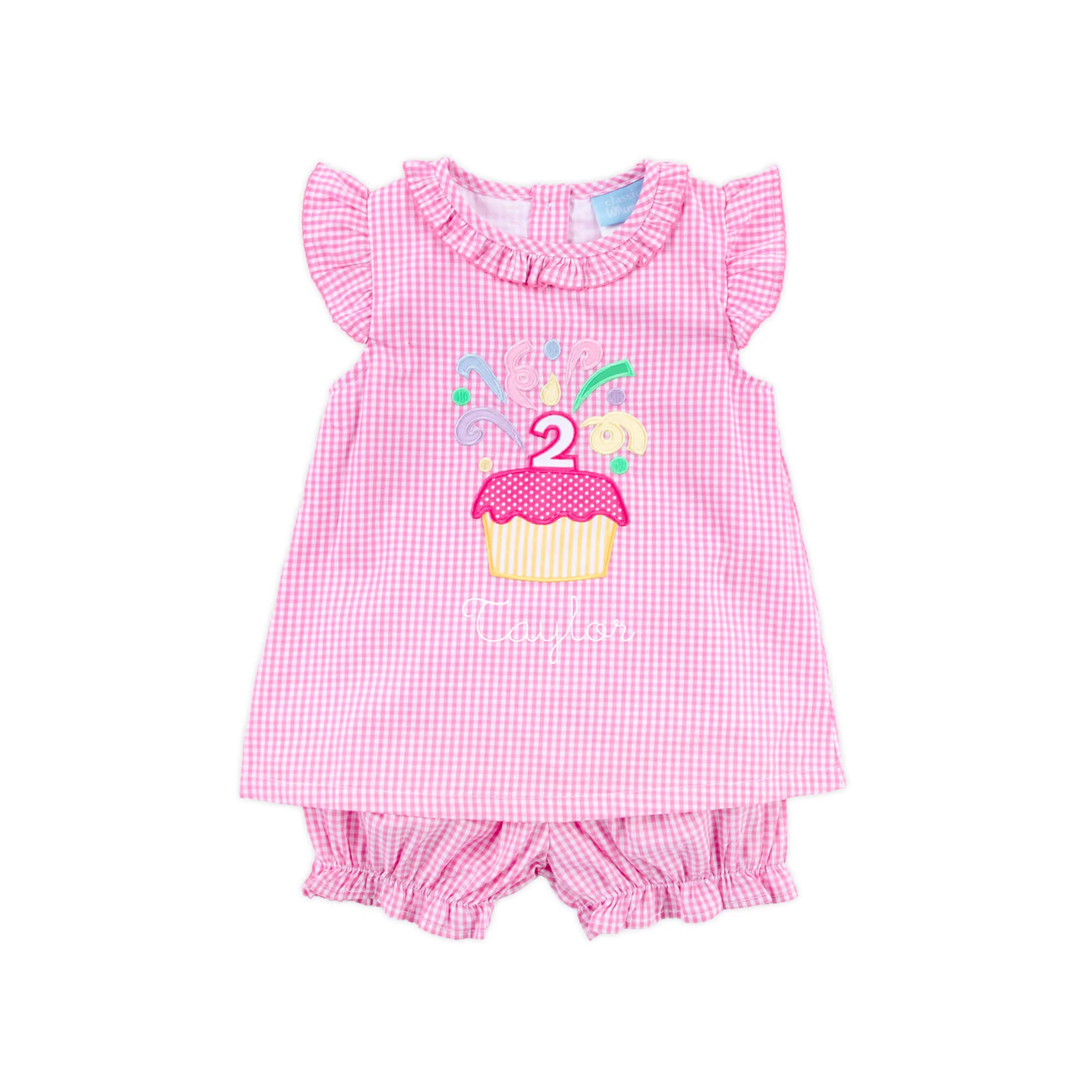 Second Birthday Cupcake Bloomer Set