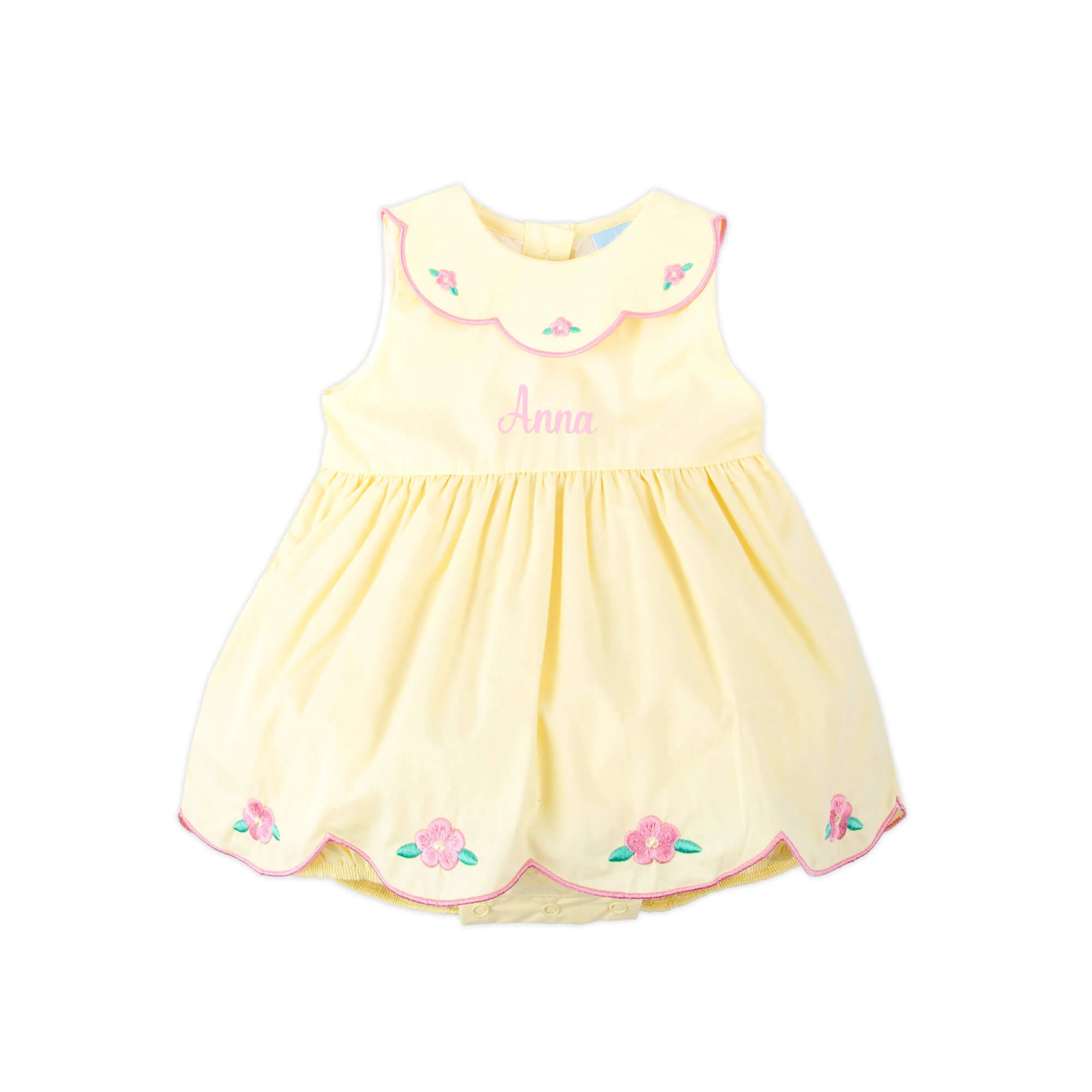 Simply Spring Flowers Yellow Lena Skirt Bubble