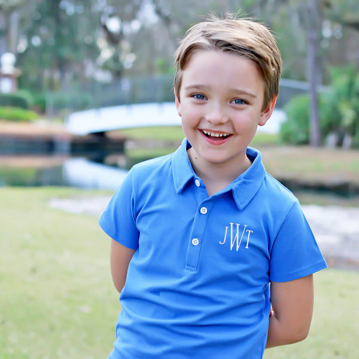 Royal Blue Pique Polo Shirt