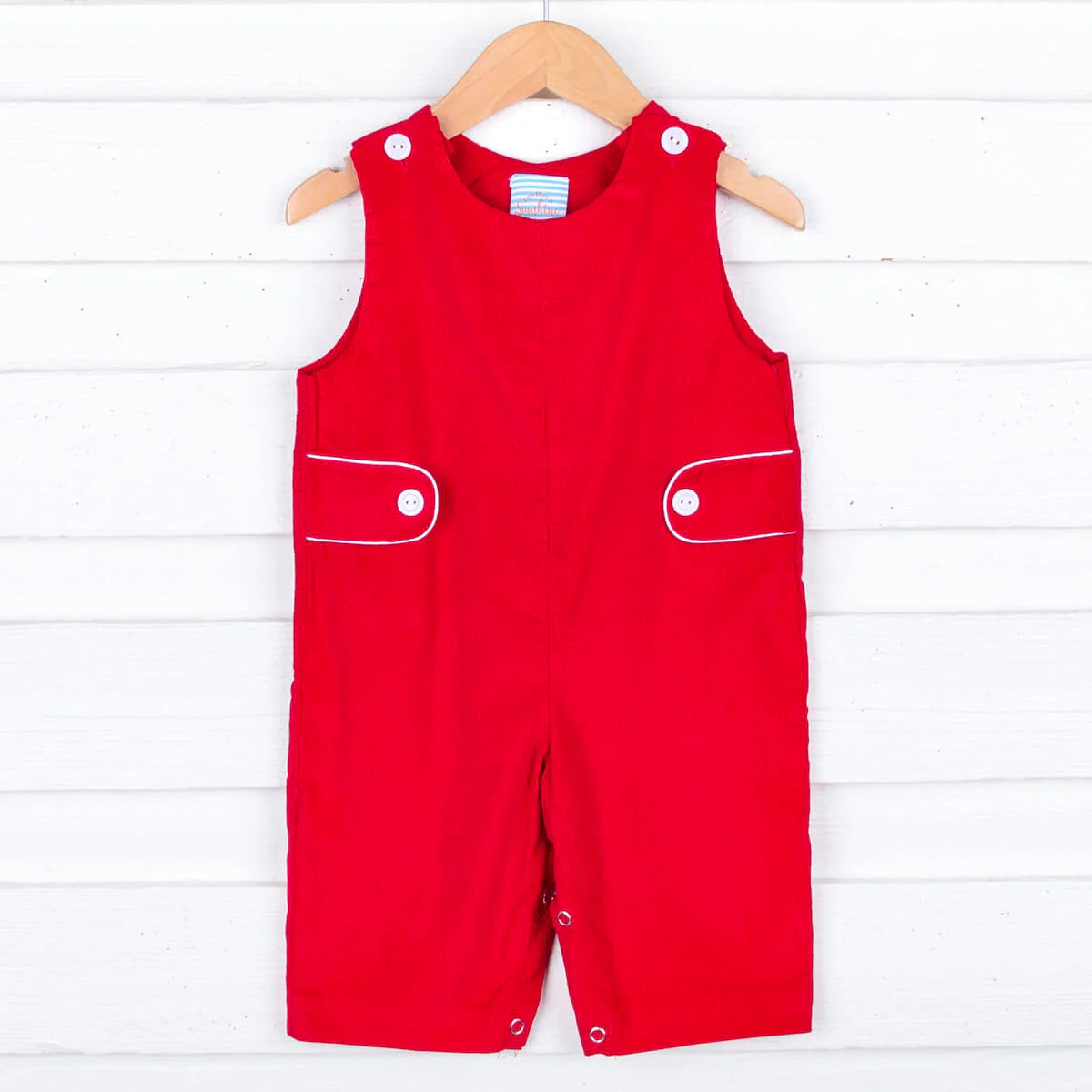 Solid Red Corduroy Longall - Image 2