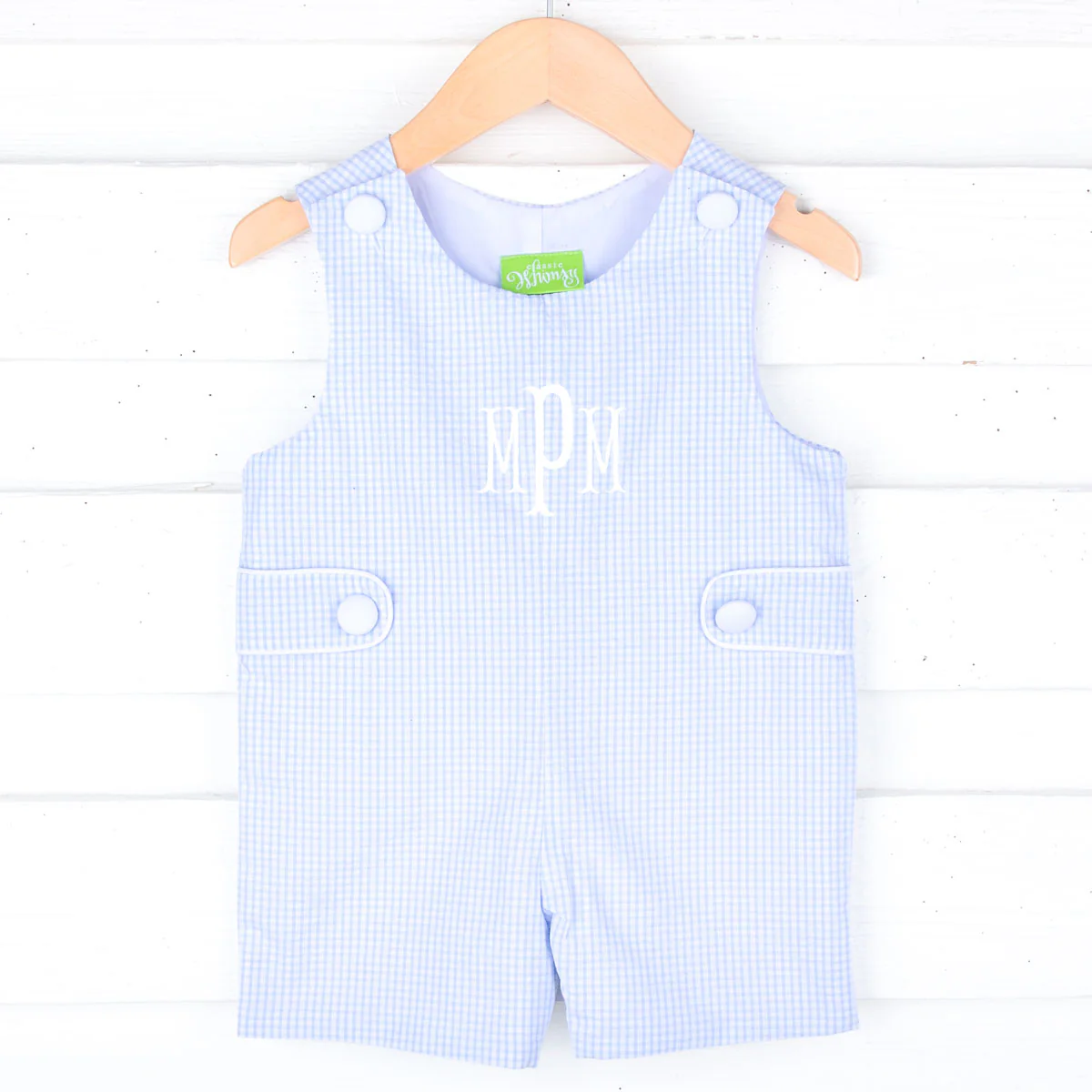 Spring In Blue Gingham Jon Jon