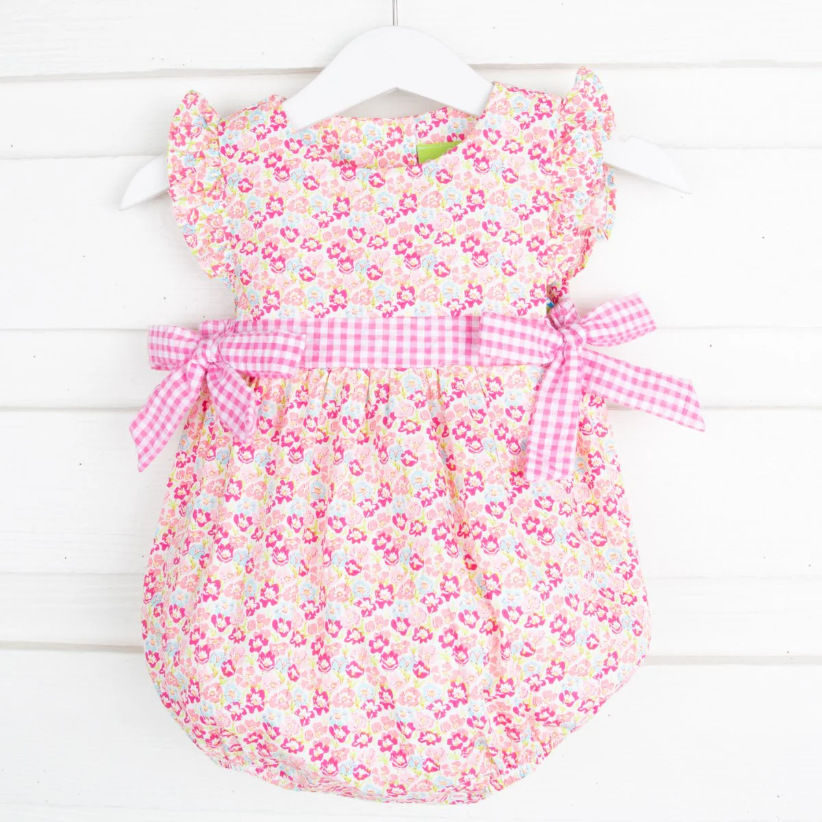Spring Pink Floral Side Tie Bubble - Image 2