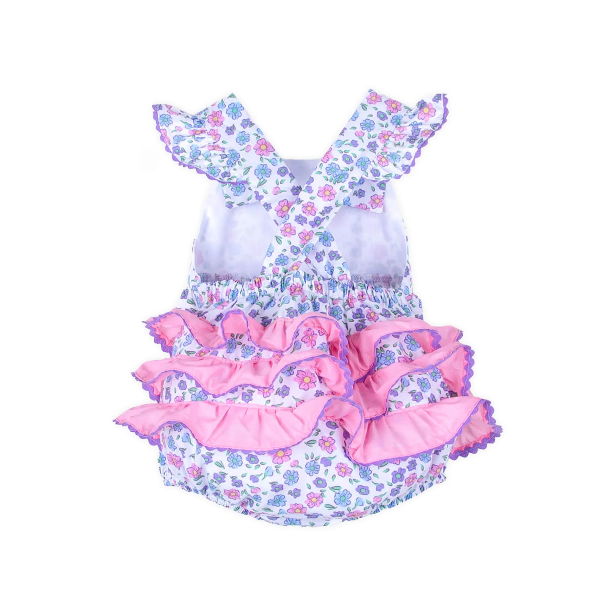 Springtime Floral Ruffle Bubble - Image 2