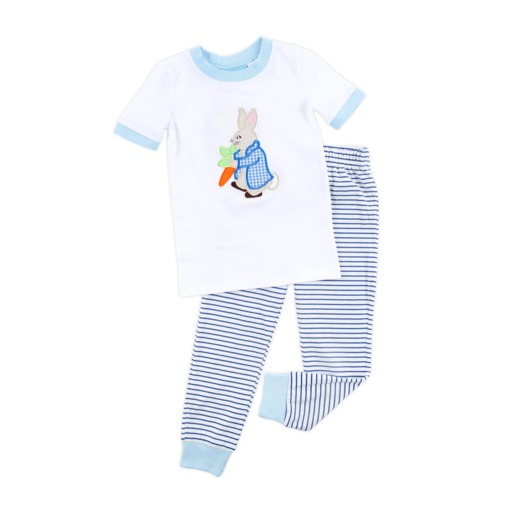 Storybook Friends Blue Stripe Pajamas - Image 6