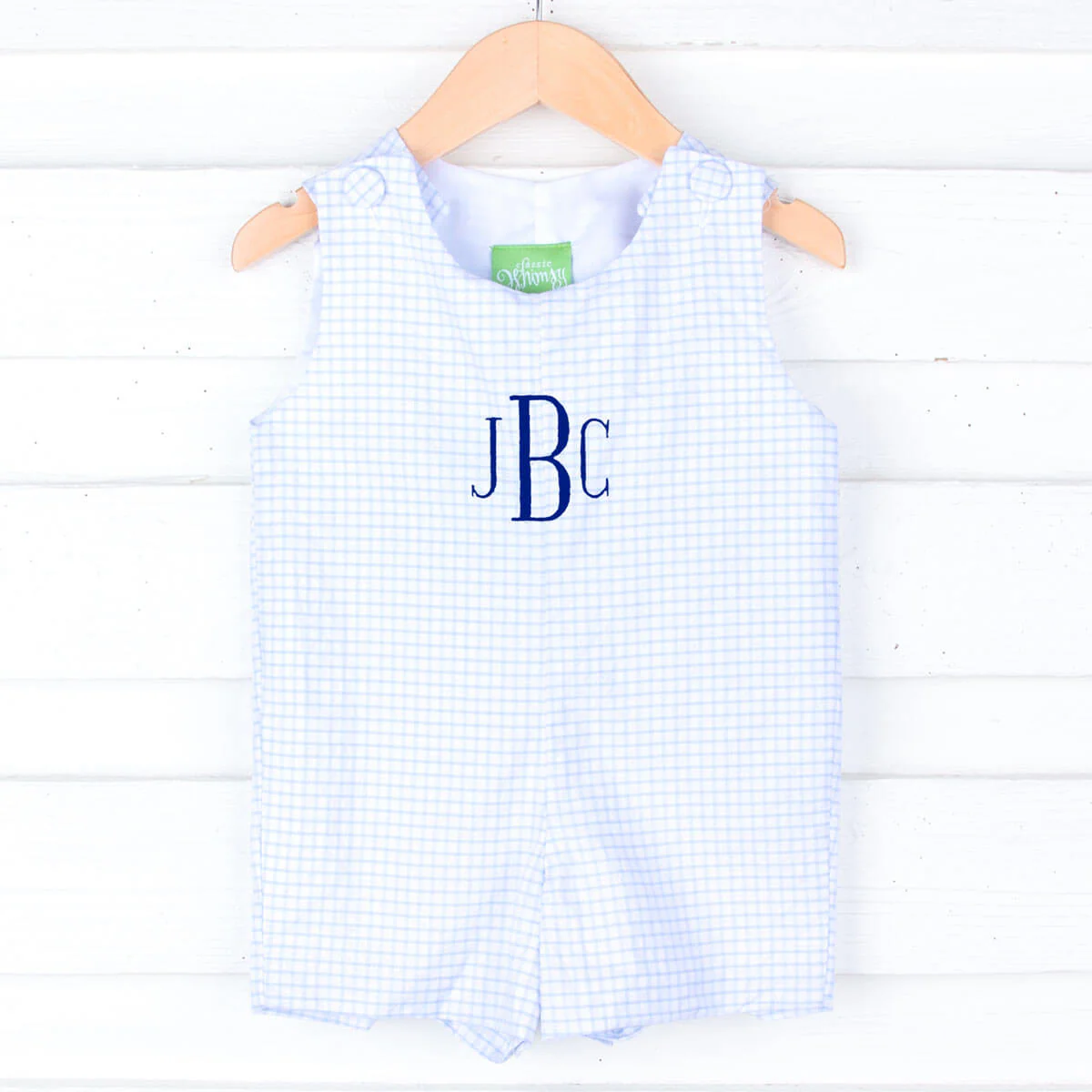 Summer Light Blue Windowpane Jon Jon