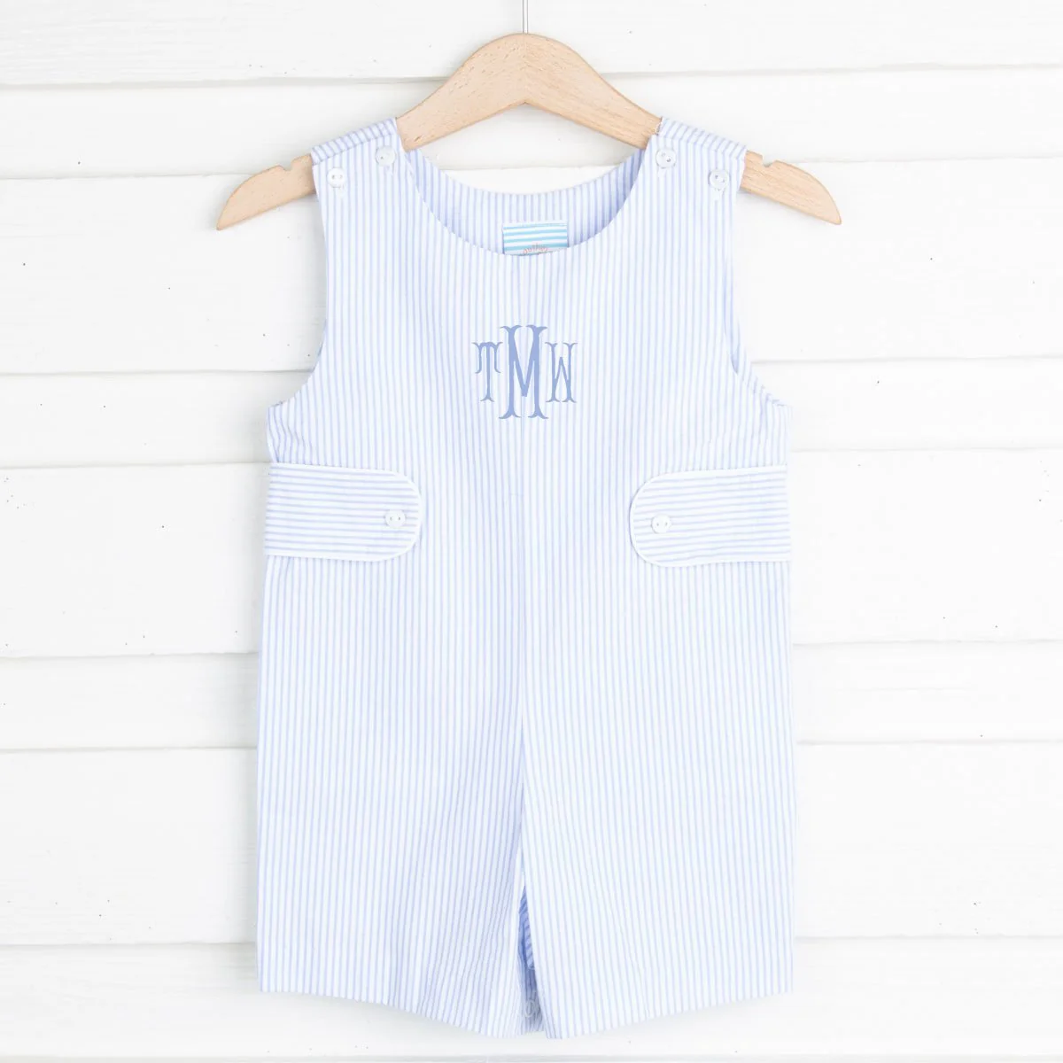 Tab Jon Jon Light Blue Seersucker Stripe