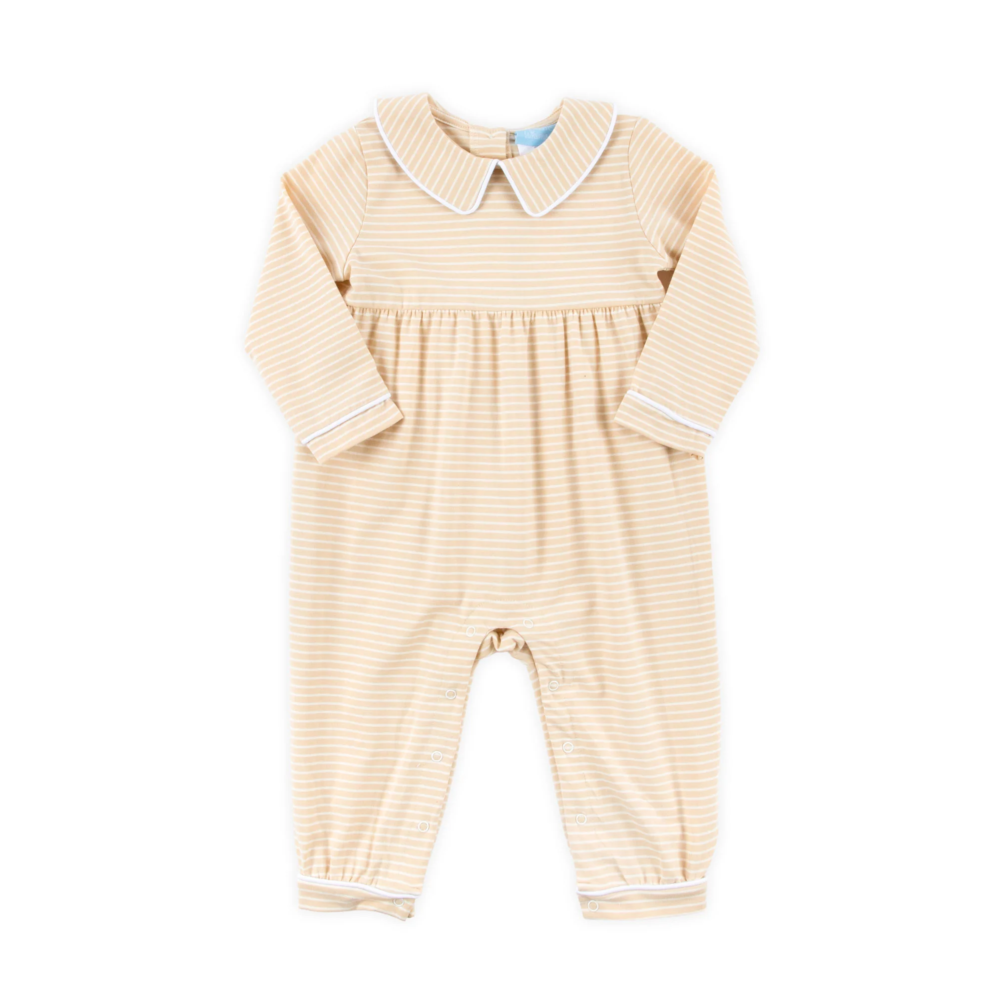 Tan Stripe Romper - Image 5