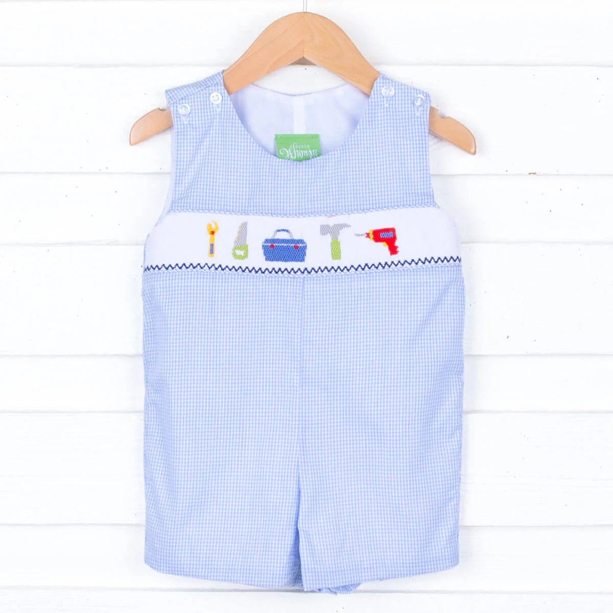 Tool Time Smocked Jon Jon