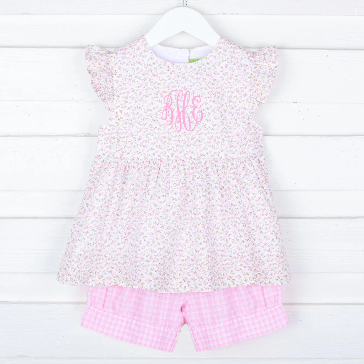 Sweet Rose Pink Floral Anna Short Set - Image 3