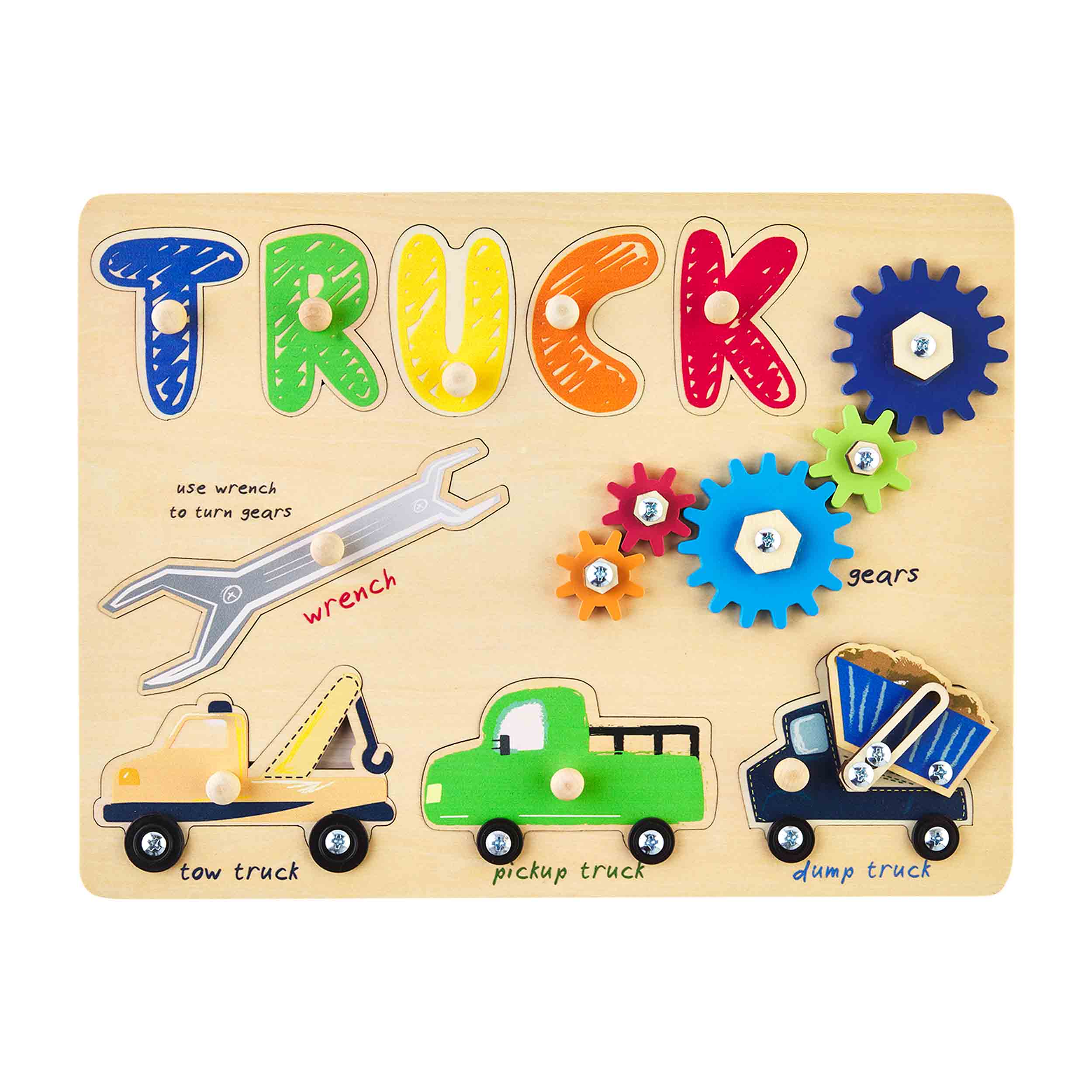Wooden Activity Puzzle Boy - Image 2